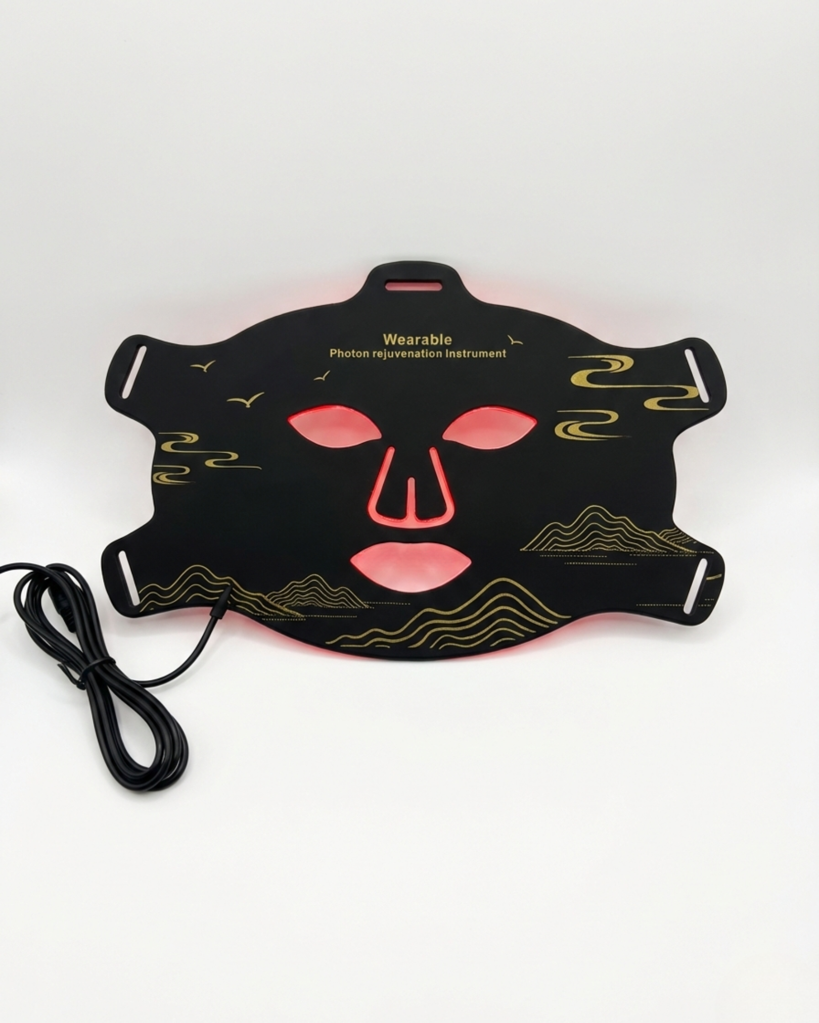 Solis Red LED & Infrared Anti-Ageing Mask – Flexible Silicone Light Therapy Device