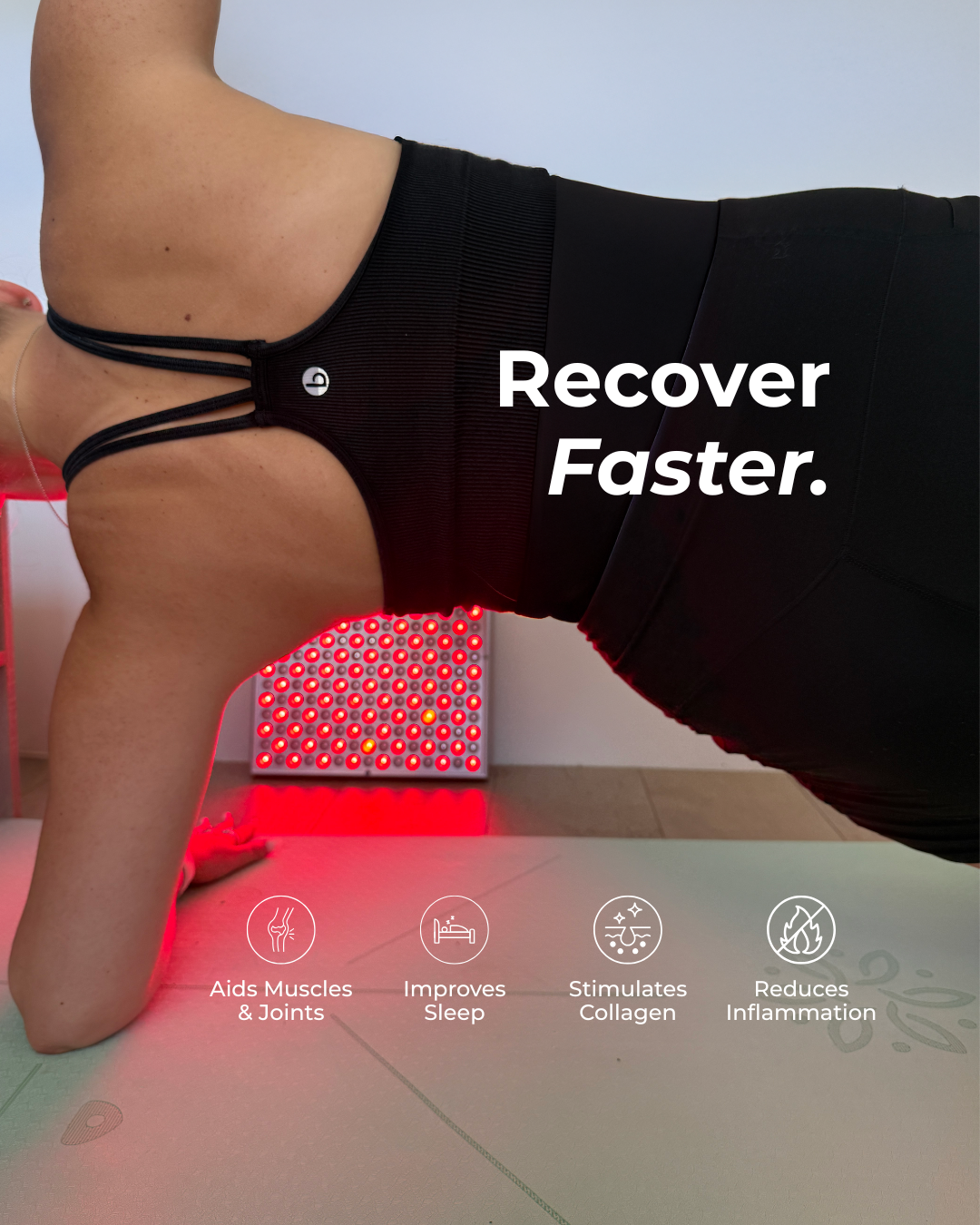 Luminé Red Light Therapy Panel – Advanced LED Skin Rejuvenation Lamp