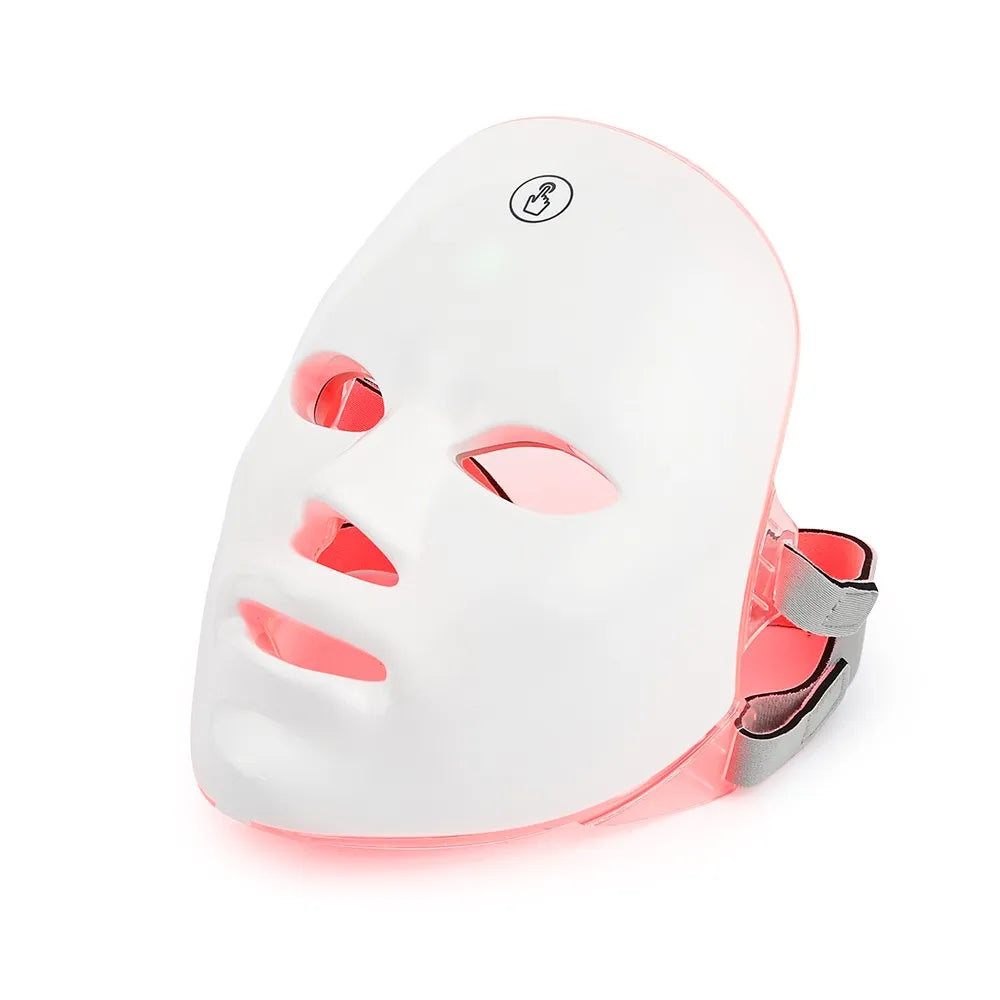 Aura 7-Colour LED Photon Facial Mask – Rechargeable Skin Rejuvenation Device