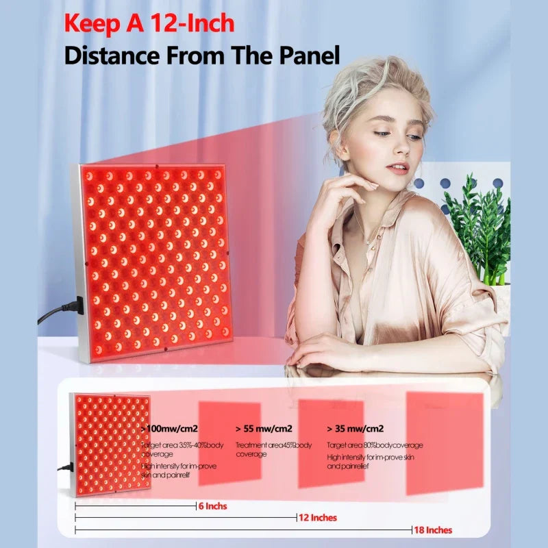 Luminé Red Light Therapy Panel – Advanced LED Skin Rejuvenation Lamp